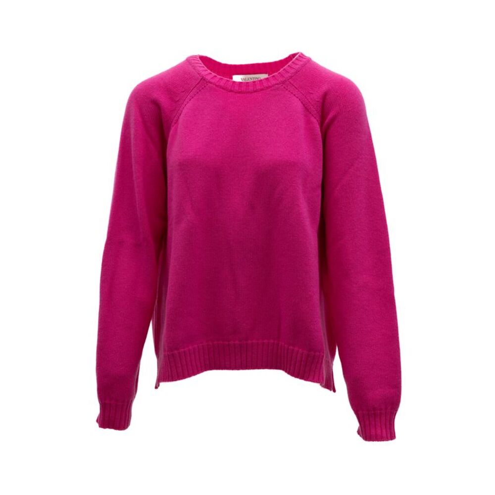 Valentino Garavani Women Knit Sweater in Women's Fuchsia